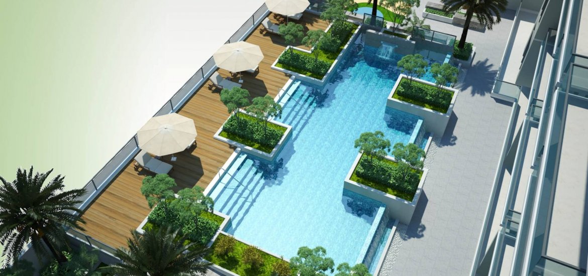 Apartamento en venta en Jumeirah Village Circle, Dubai, EAU 2 dormitorios, 90 m2 No. 27786 - foto 1
