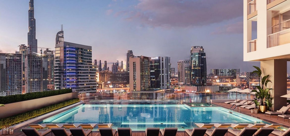 Купить квартиру в Бизнес-Бэй, Дубай, ОАЭ 1 спальня, 54м2 № 25033 - фото 3