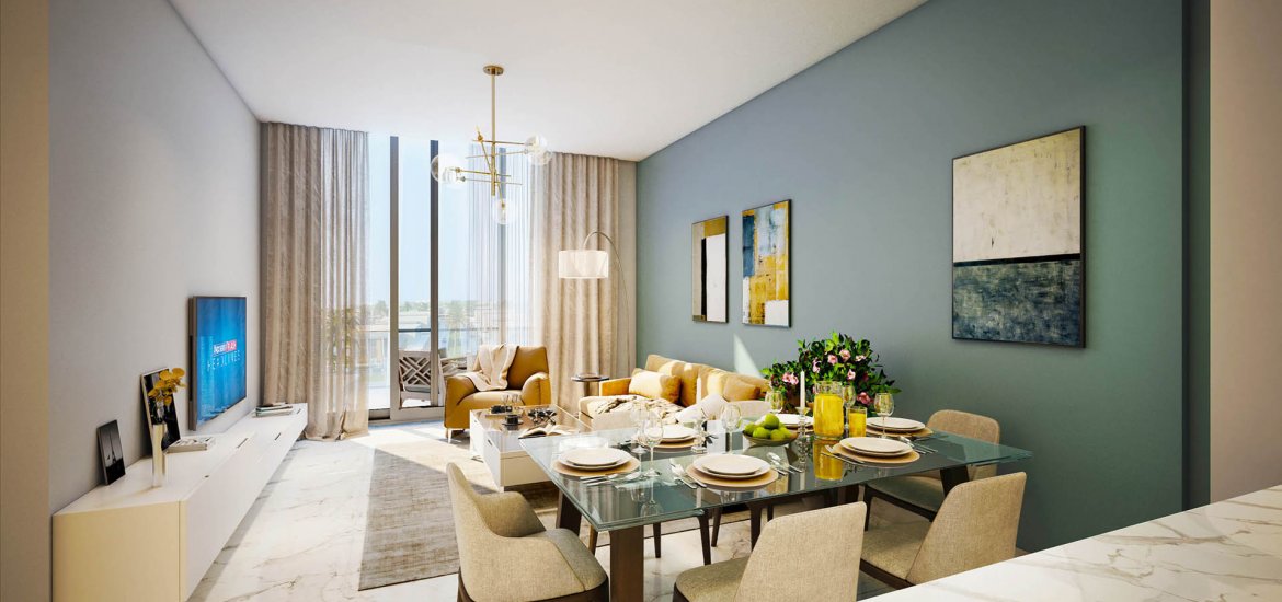Купить квартиру в Rukan, Dubai, ОАЭ 2 спальни, 72м2 № 26044 - фото 1