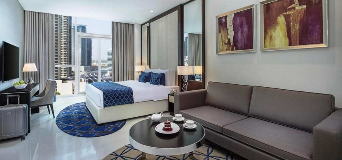 Квартира в Бизнес-Бэй, Дубай, ОАЭ 1 комната, 48м2 № 26052 - 1