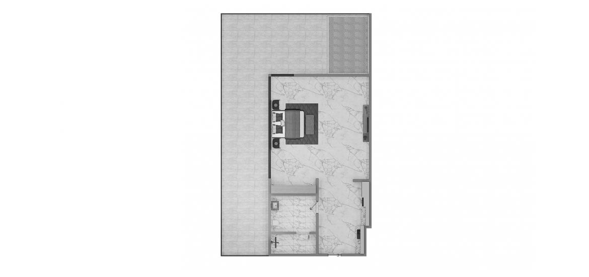Планировка апартаментов «Presidental Studio Type B 58SQM» 1 комната в ЖК ELITZ